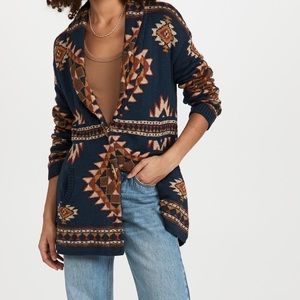 Faherty B. Yellowtail Lodge Cardigan - Small
